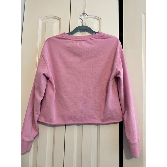 Spiritual Gangster Pink "Do All Things With Love" Womens Cropped Sweatshirt Medi - Picture 5 of 6